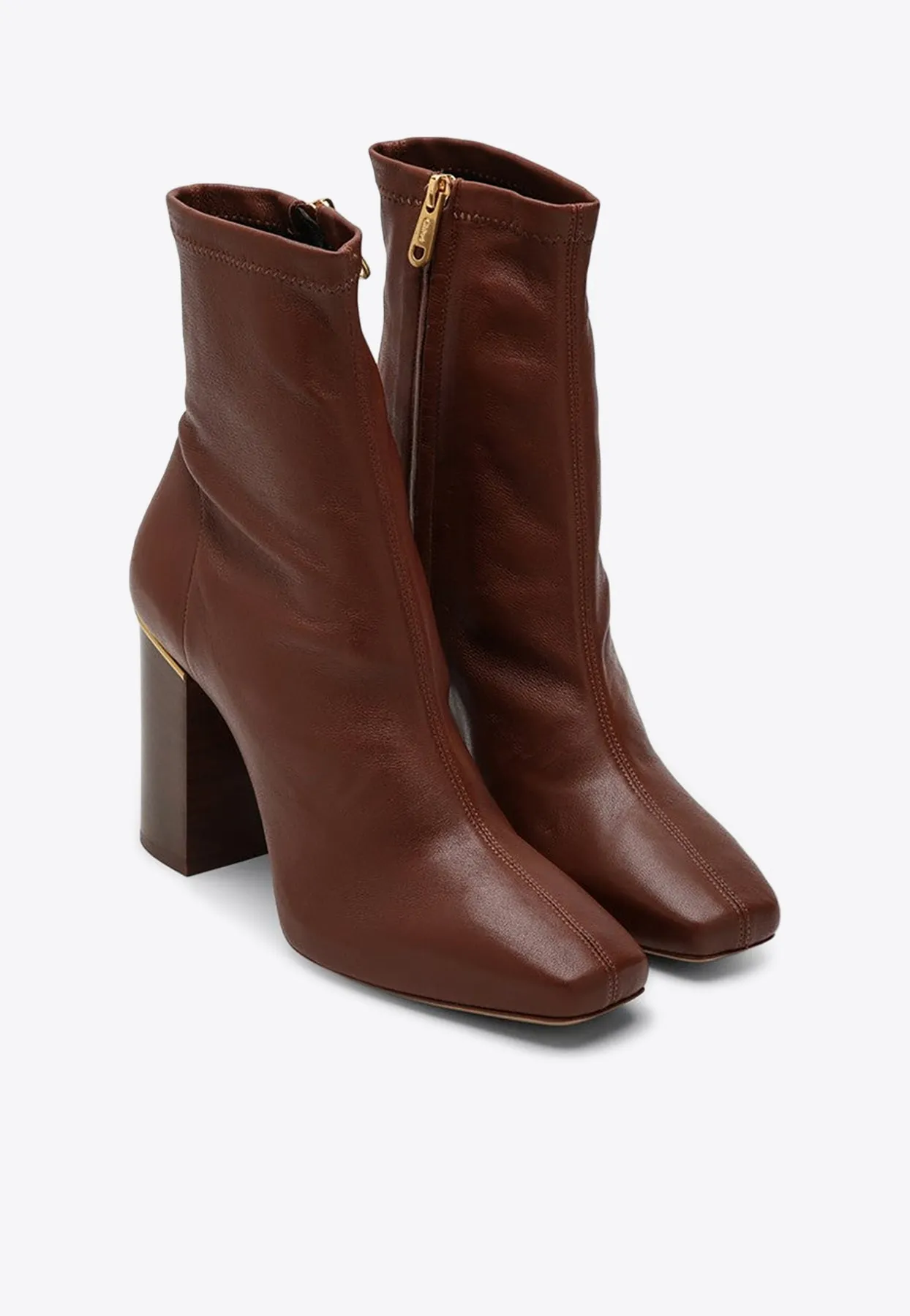 Ambre 95 Stretch Nappa Ankle Boots