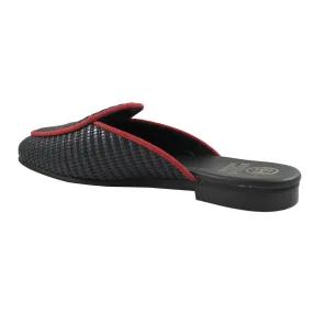 ANTIBES MULES IN BLACK
