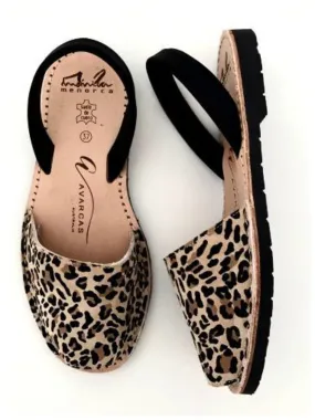 Avarcas | Leopard & Black