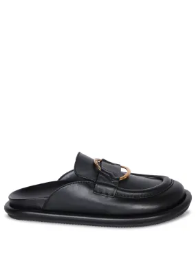 Bell black mules