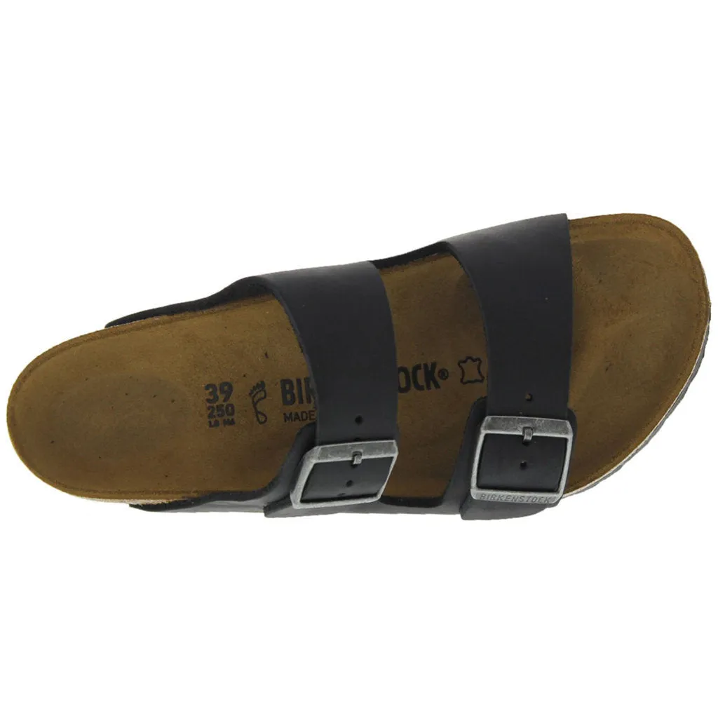 Birkenstock Arizona Waxy Leather Women's Slide Sandals