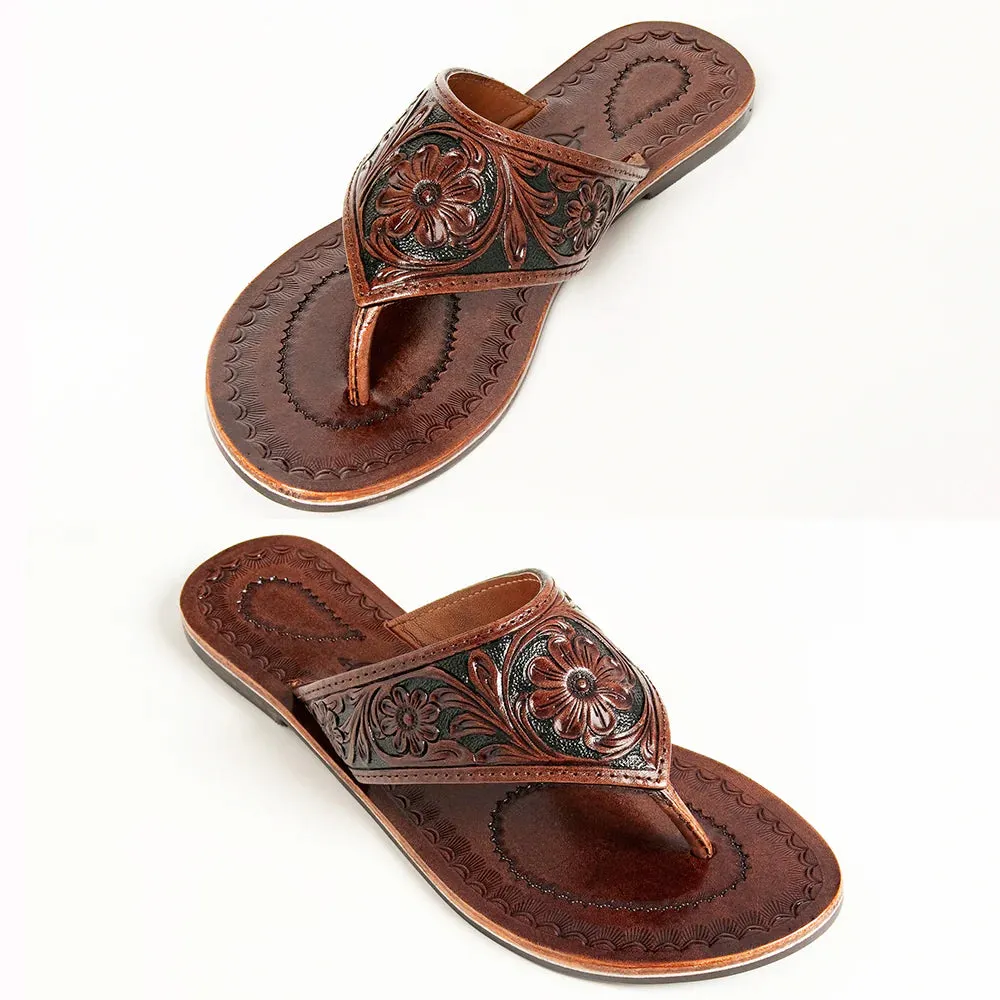 Blythe Island Western Leather Sandals