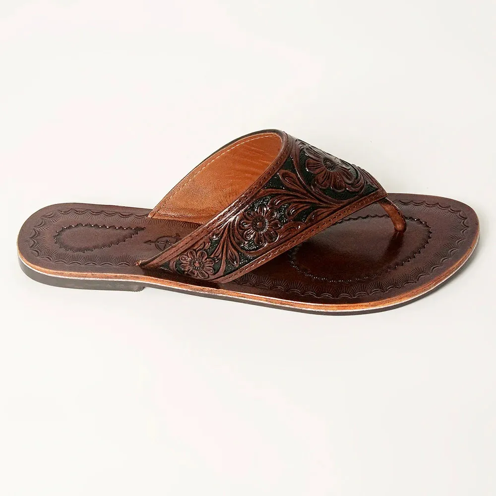 Blythe Island Western Leather Sandals