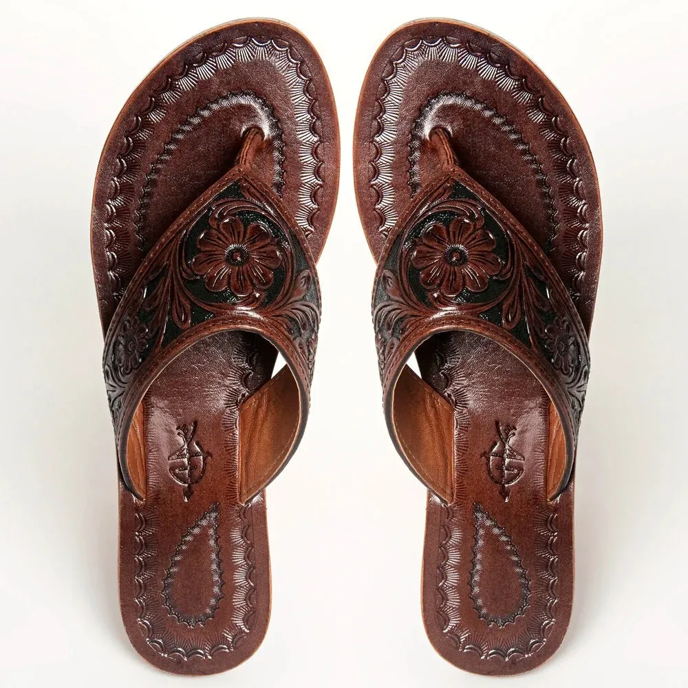 Blythe Island Western Leather Sandals