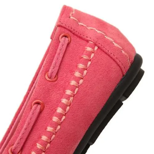 Bowknot Artificial Suede Soft Flat Loafers For Women