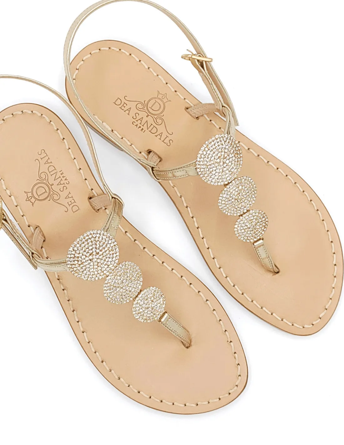 CAPRI LIGHTHOUSES GOLD SANDALS (DS965CP)