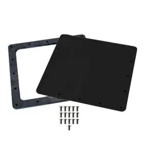 Detroit Speed Access Door - 9 x 9 in Square - 1/8 in Thick Cover - Black