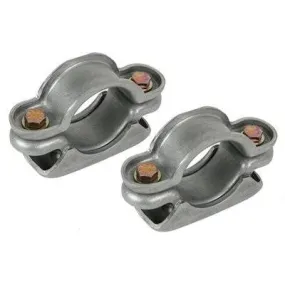 Detroit Speed Clamp-On Axle Spring Perch - 2-1/2 in Wide - 3 in OD Axle Housing (Pair)