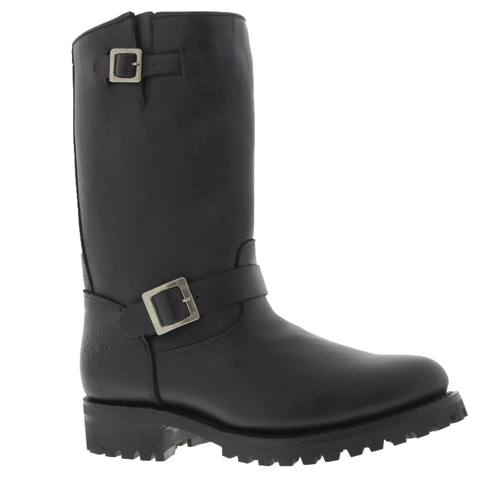 Grinders Wild One Leather Unisex Boots - UK 6 - US 8.5 Women / 7 Men - EU 40