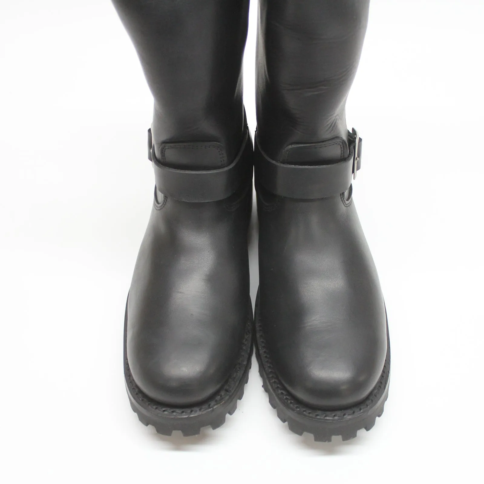 Grinders Wild One Leather Unisex Boots - UK 6 - US 8.5 Women / 7 Men - EU 40