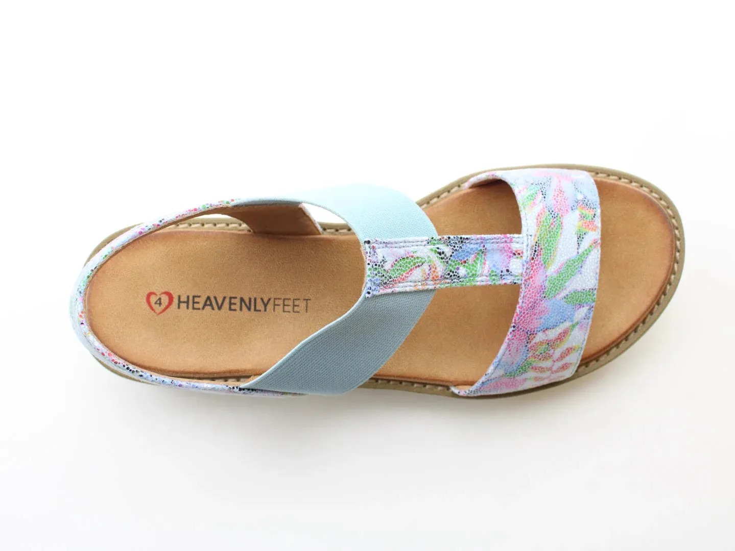 Heavenly Feet - Ritz - Floral Blue