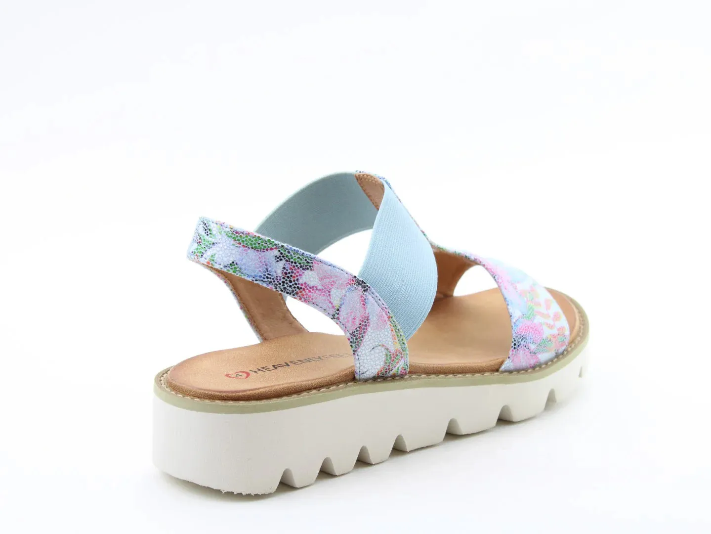 Heavenly Feet - Ritz - Floral Blue