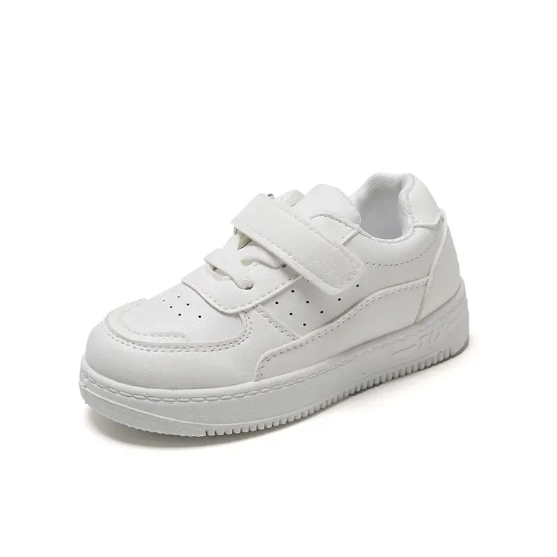 Kids Boys/Girls Soft Soled White Sports Shoes