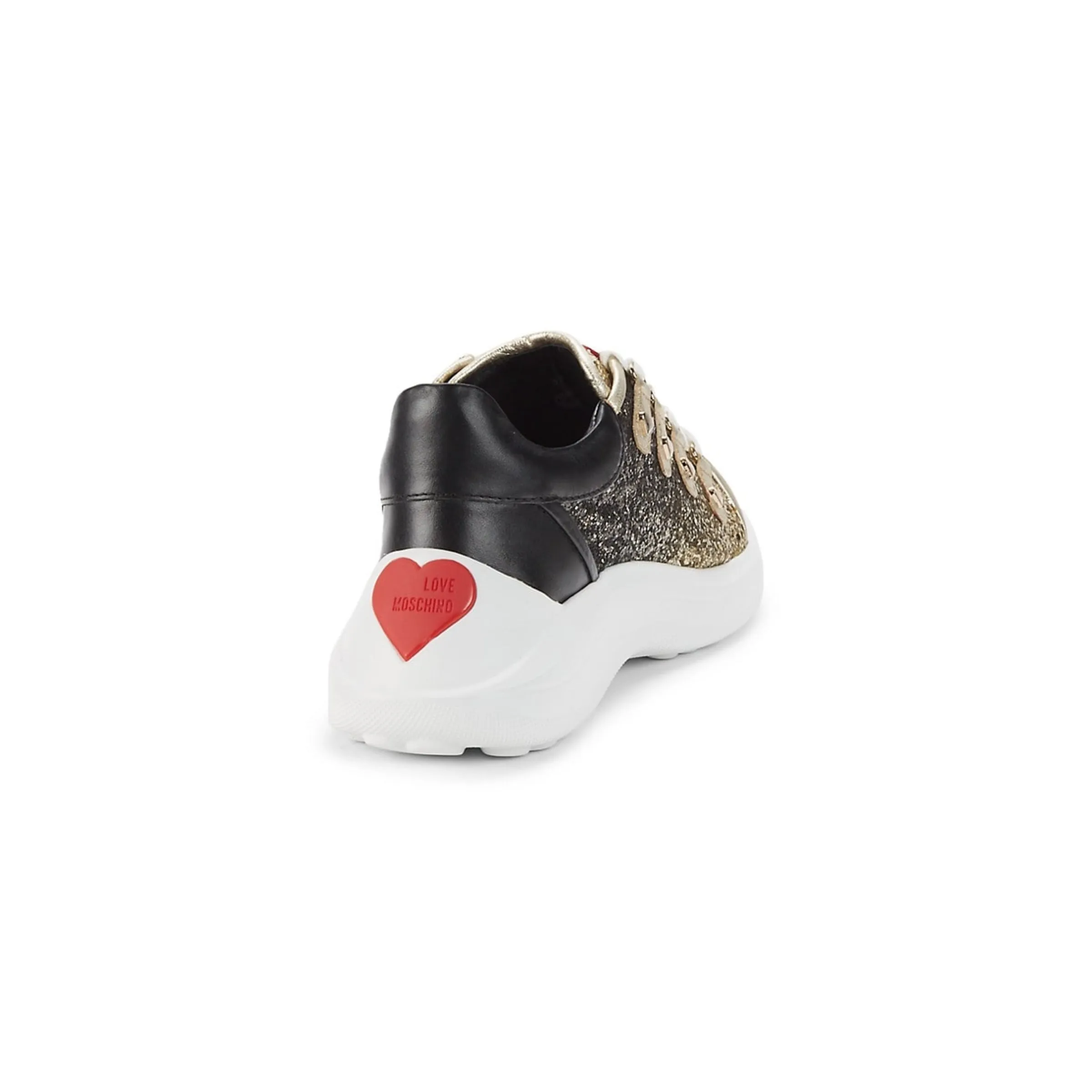 Love Moschino Glitter Leather Sneakers