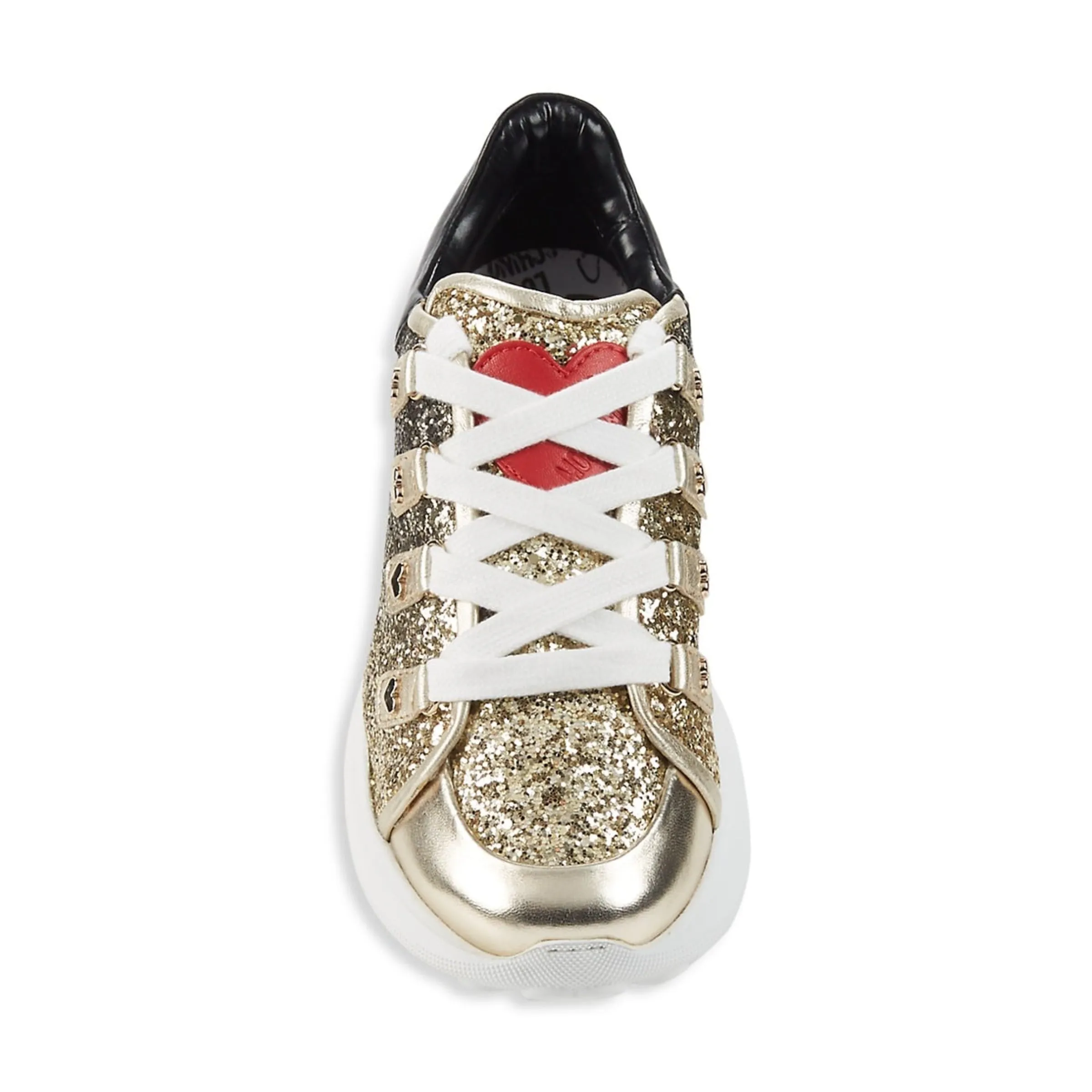 Love Moschino Glitter Leather Sneakers