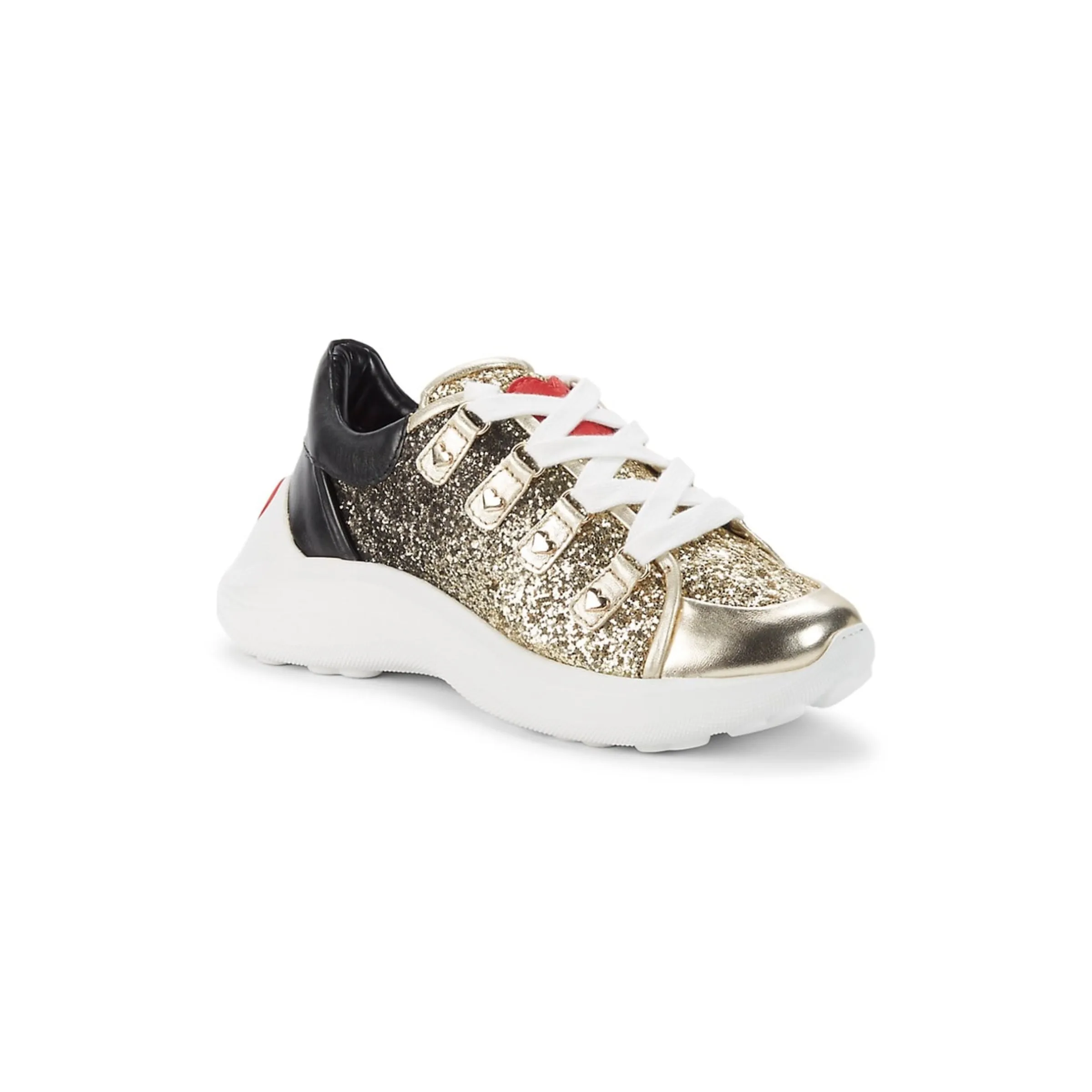 Love Moschino Glitter Leather Sneakers
