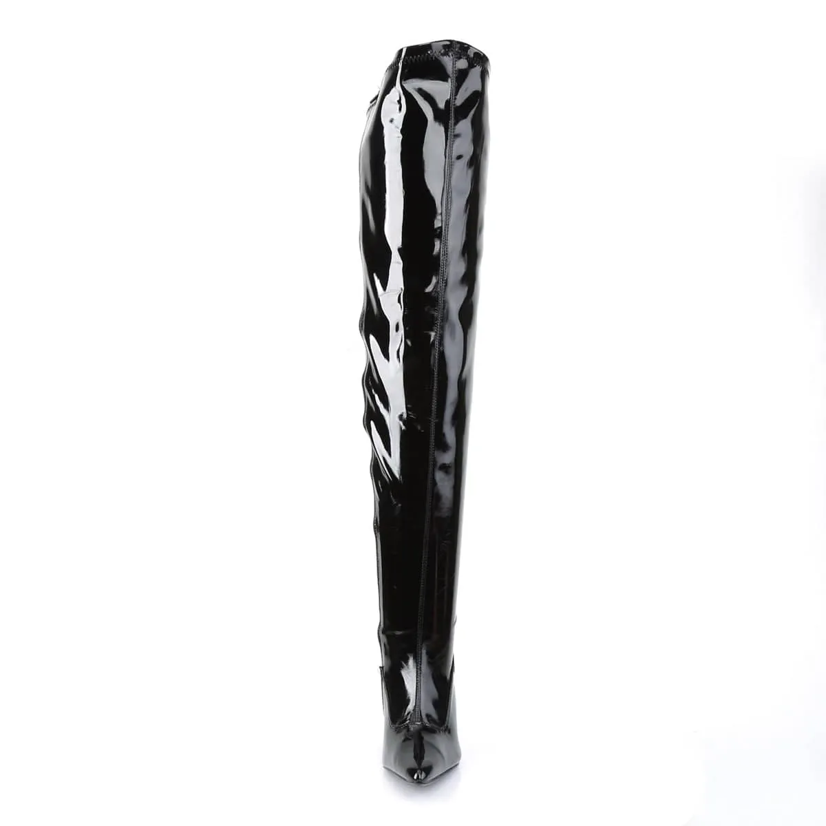 LUST-3000X Black Thigh High Boots
