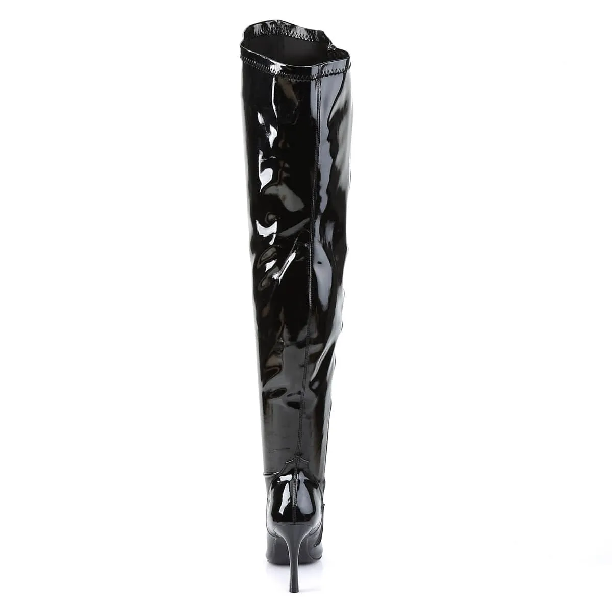 LUST-3000X Black Thigh High Boots