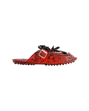Medusa Snake Ribbon Mules