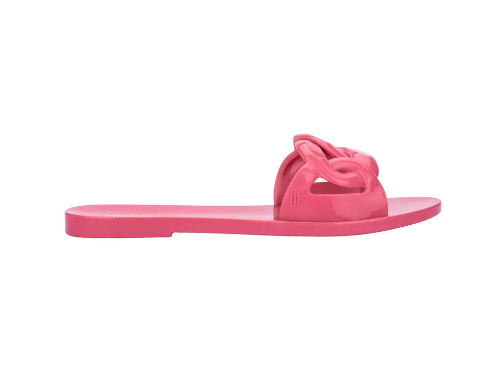 Melissa Jelly Chain AD Flat Pink Flipflops For Women