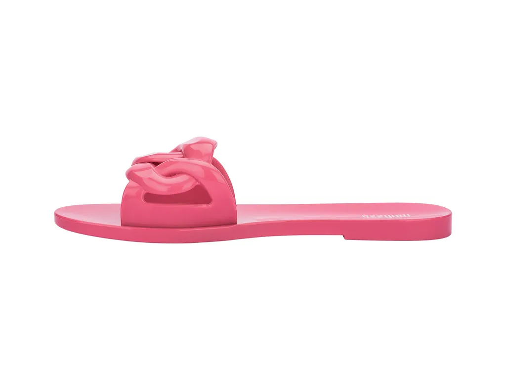 Melissa Jelly Chain AD Flat Pink Flipflops For Women