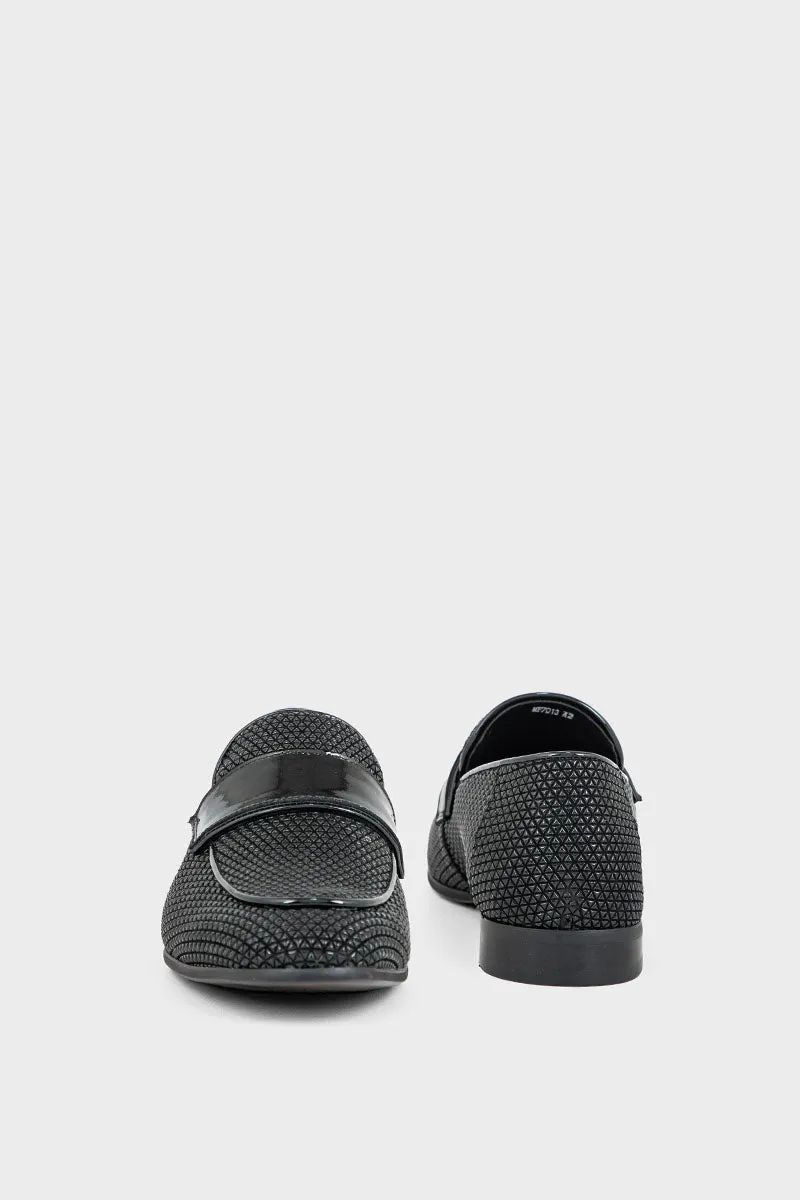 Men Formal Loafers MF7013-Black