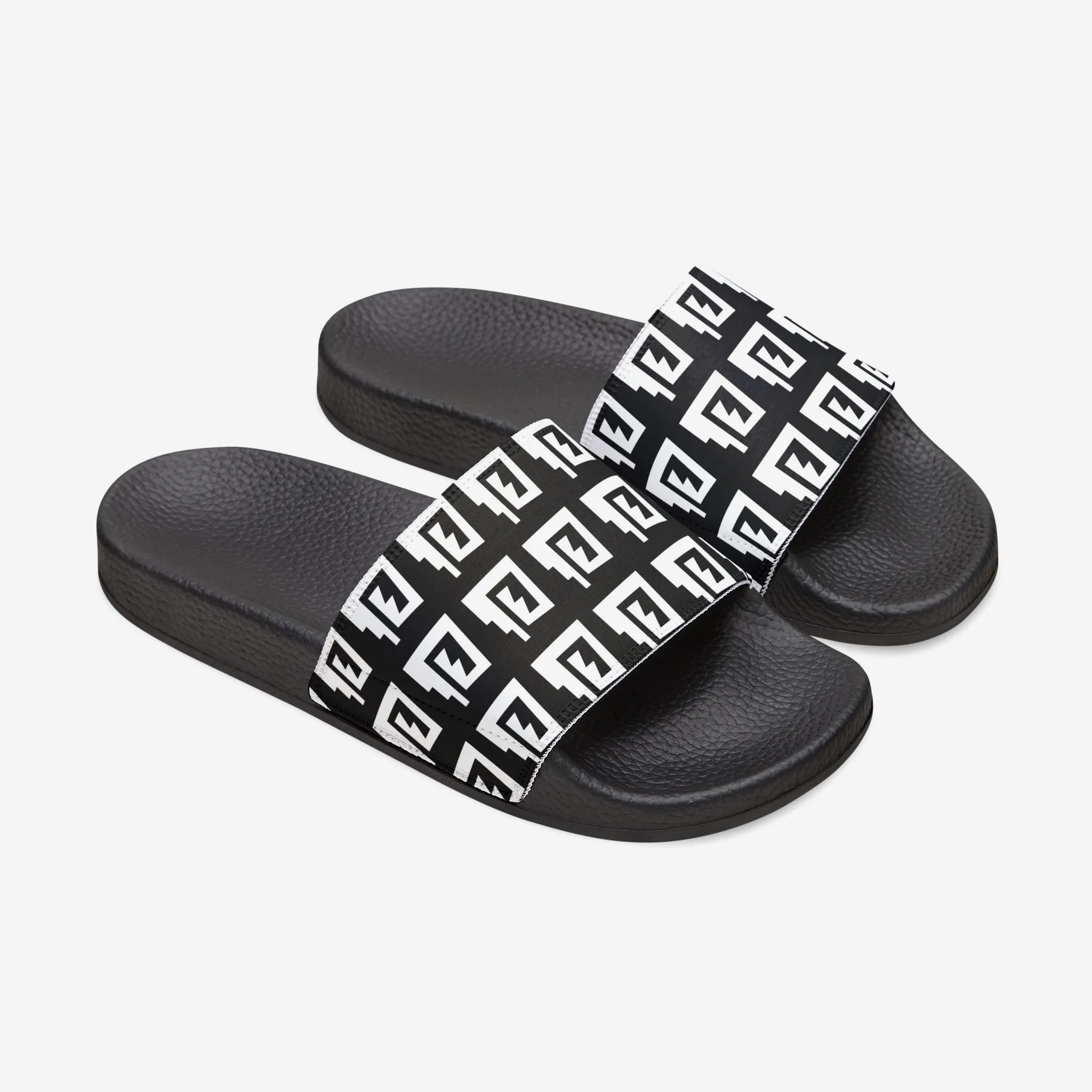 Men's Blue Rain Sandals - Black