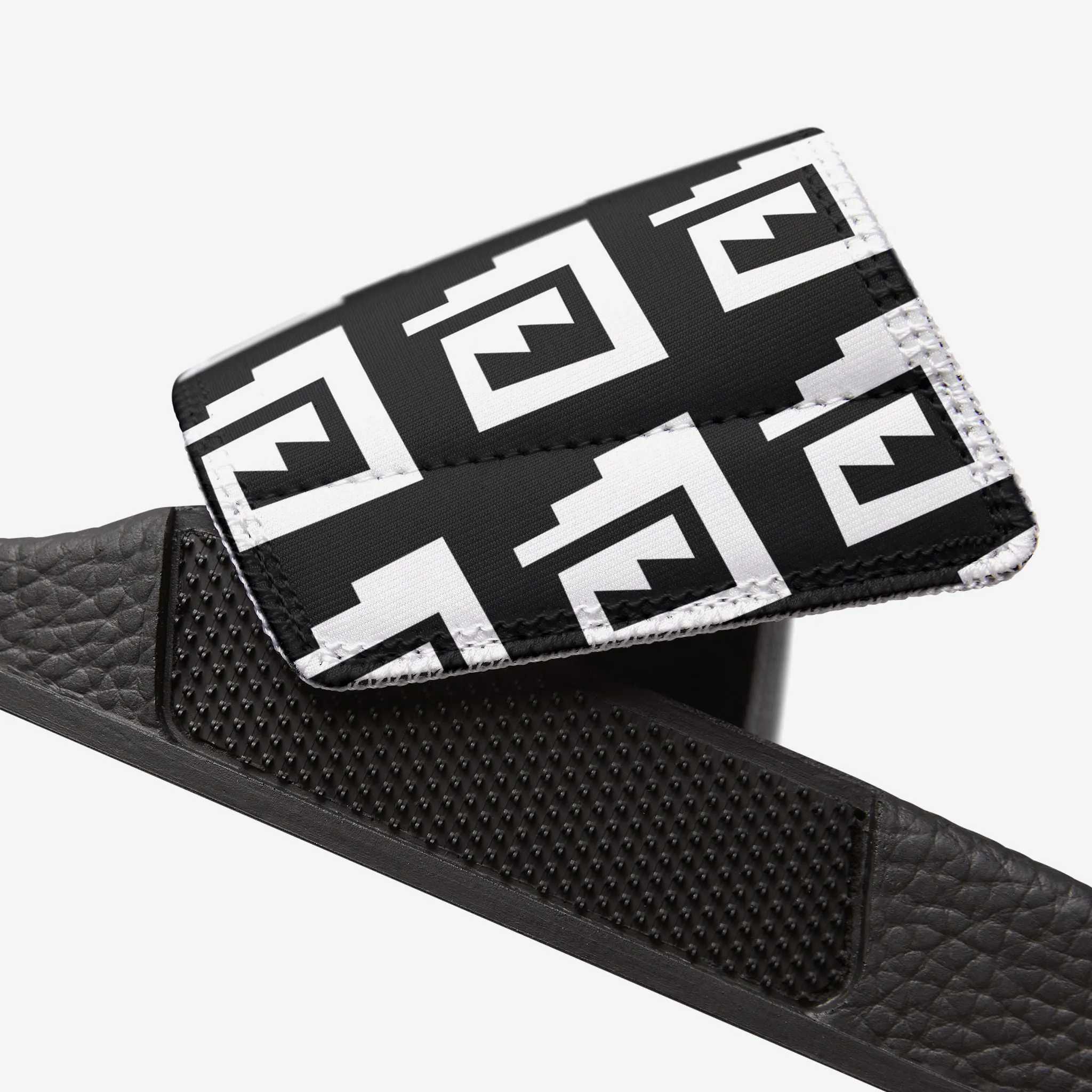 Men's Blue Rain Sandals - Black