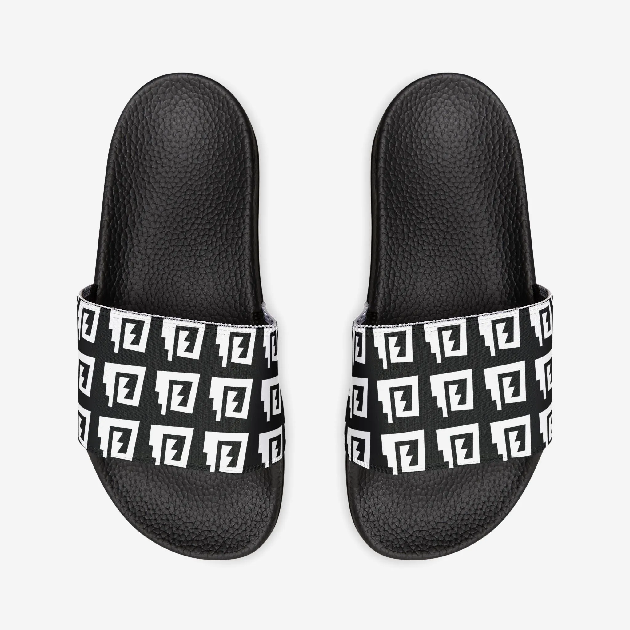 Men's Blue Rain Sandals - Black