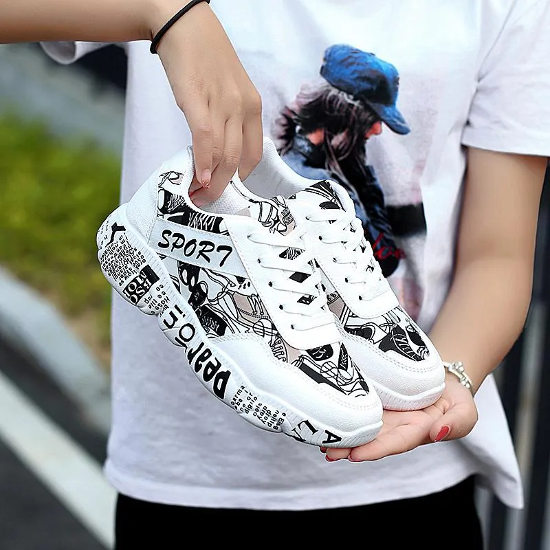 Men's Casual Lace-Up Sneakers
