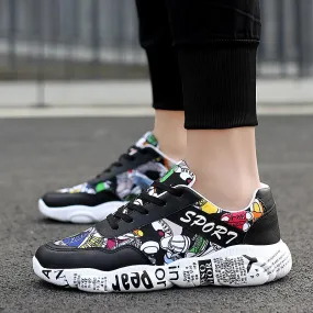 Men's Casual Lace-Up Sneakers