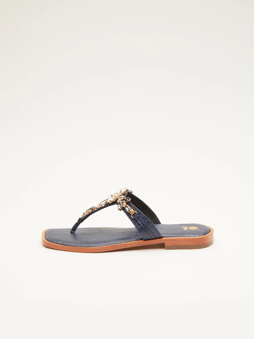 NAVRATAN SAPPHIRE THONGS