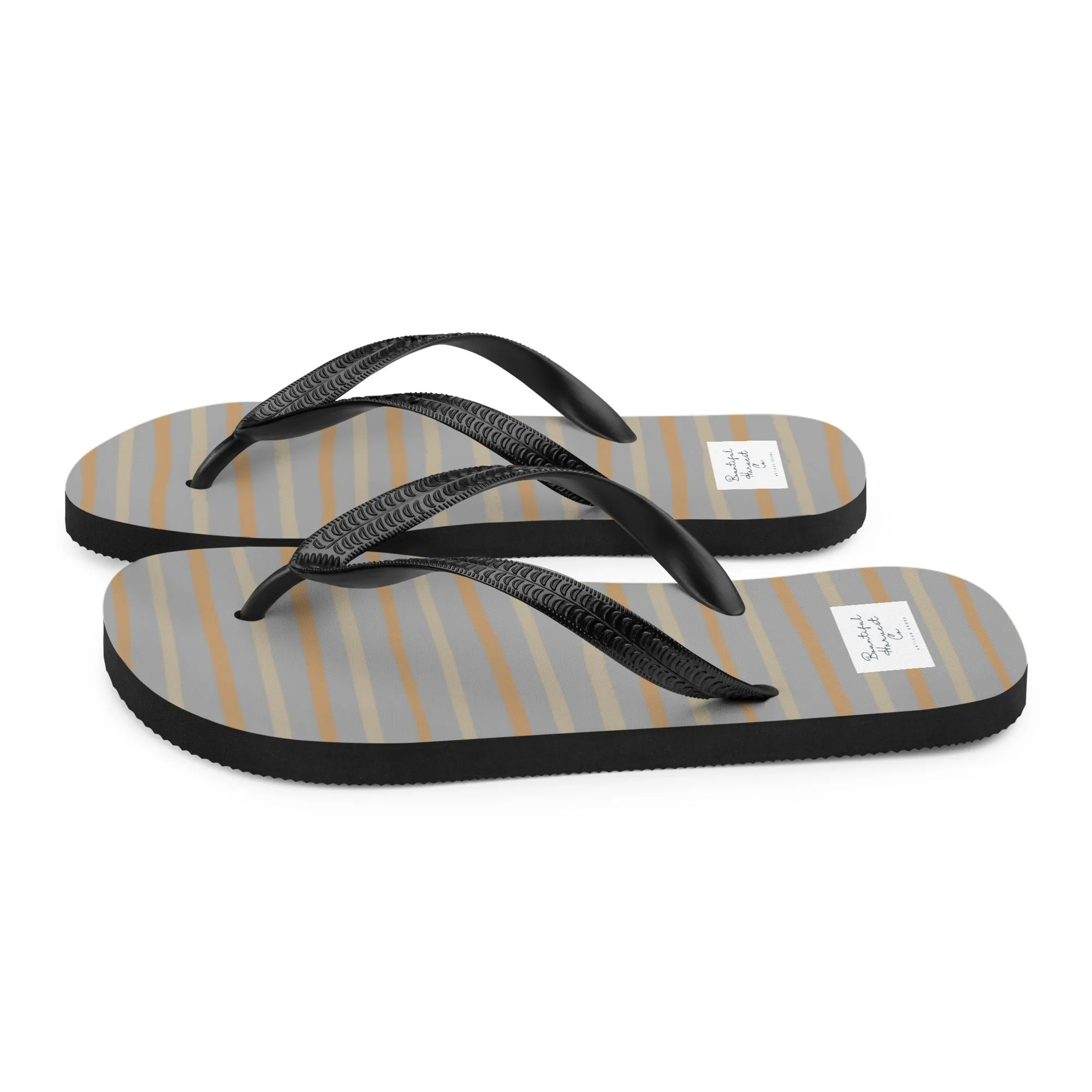NEUTRAL STRIPES Flip-Flops