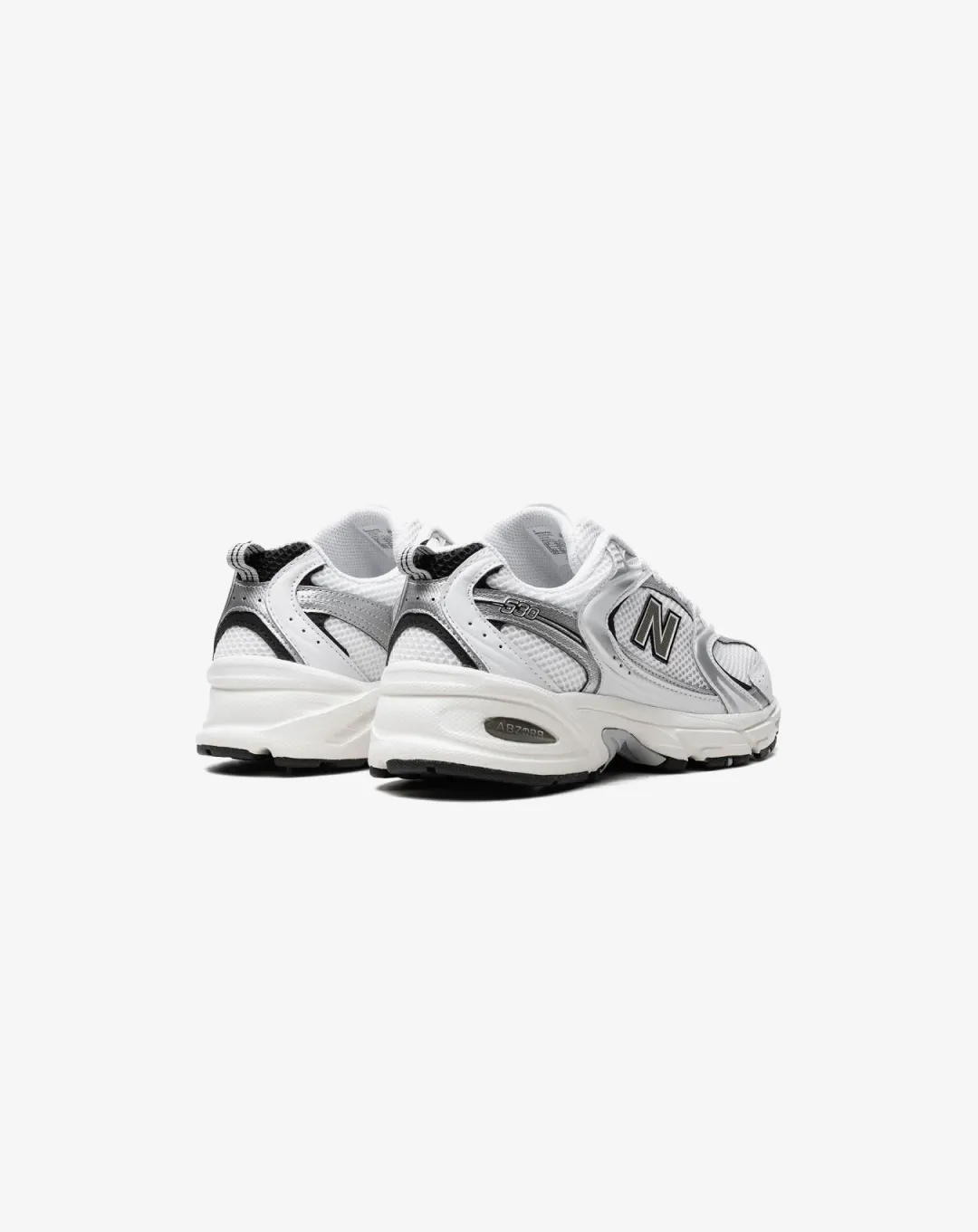 New Balance 530 White Silver Black Sneakers