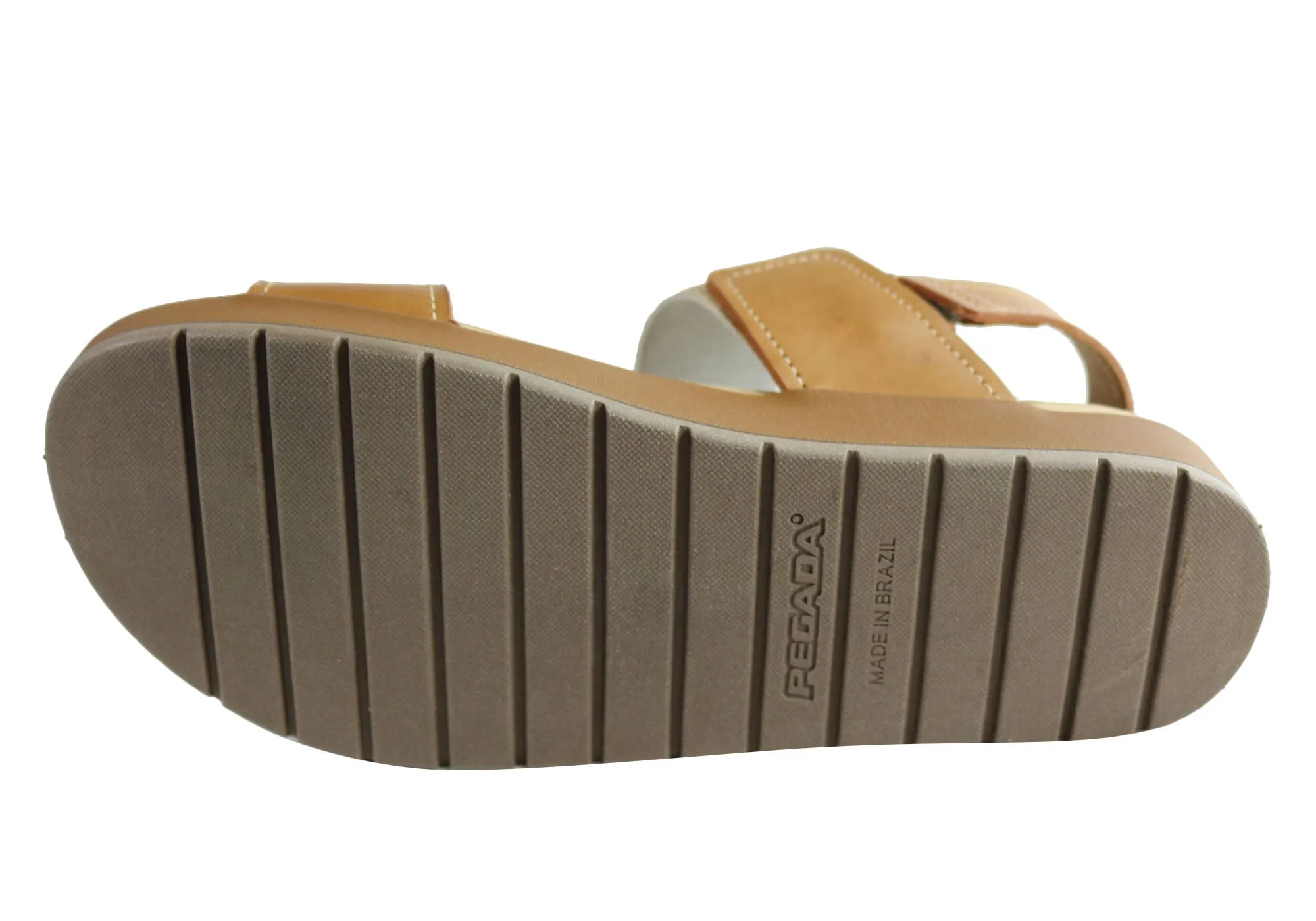 Pegada Rosie Womens Comfort Cushioned Leather Sandals Made In Brazil