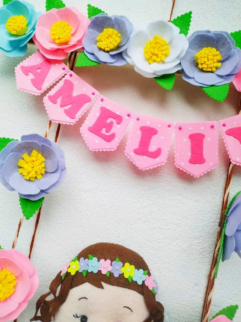 Personalized wall hanger for a girl, TWIN personalized wall deco, floral Custom Name Sign Name Sign Couple Childs Room