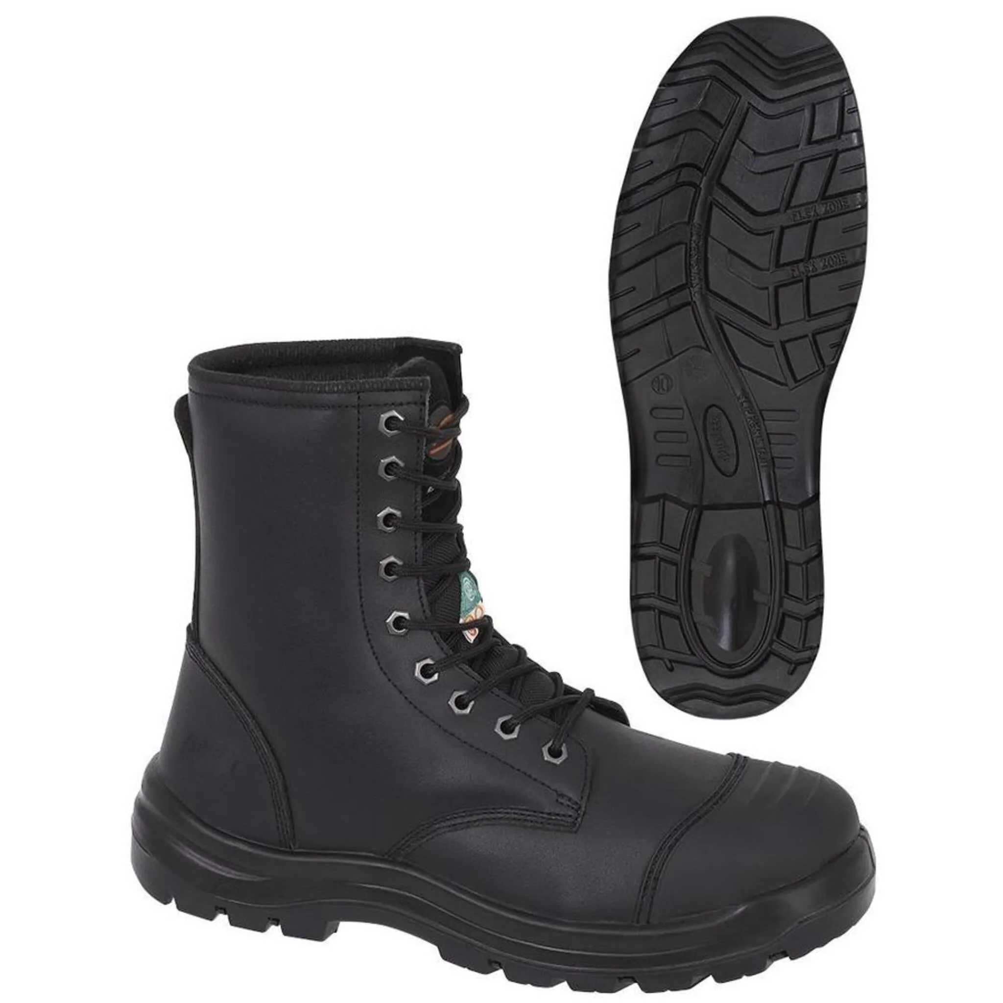 Pioneer Men's 8" Leather Safety Work Boots - CSA Certified, Steel Toe & Plate, Oil & Electric Shock Resistant, Durable & Comfortable | Sizes 7-14