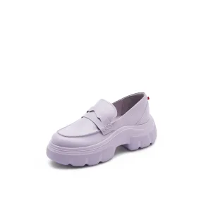 Purple CNY x ST Platform Loafers