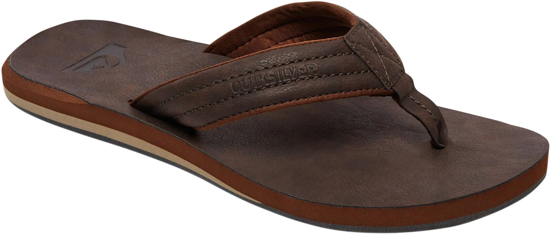 QUIKSILVER Herren Zehensandalen "Carver Nubuk"