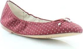 Sam Edelman Felicia Red Multi Slip On Rounded Closed Toe Flexible Ballet Flat