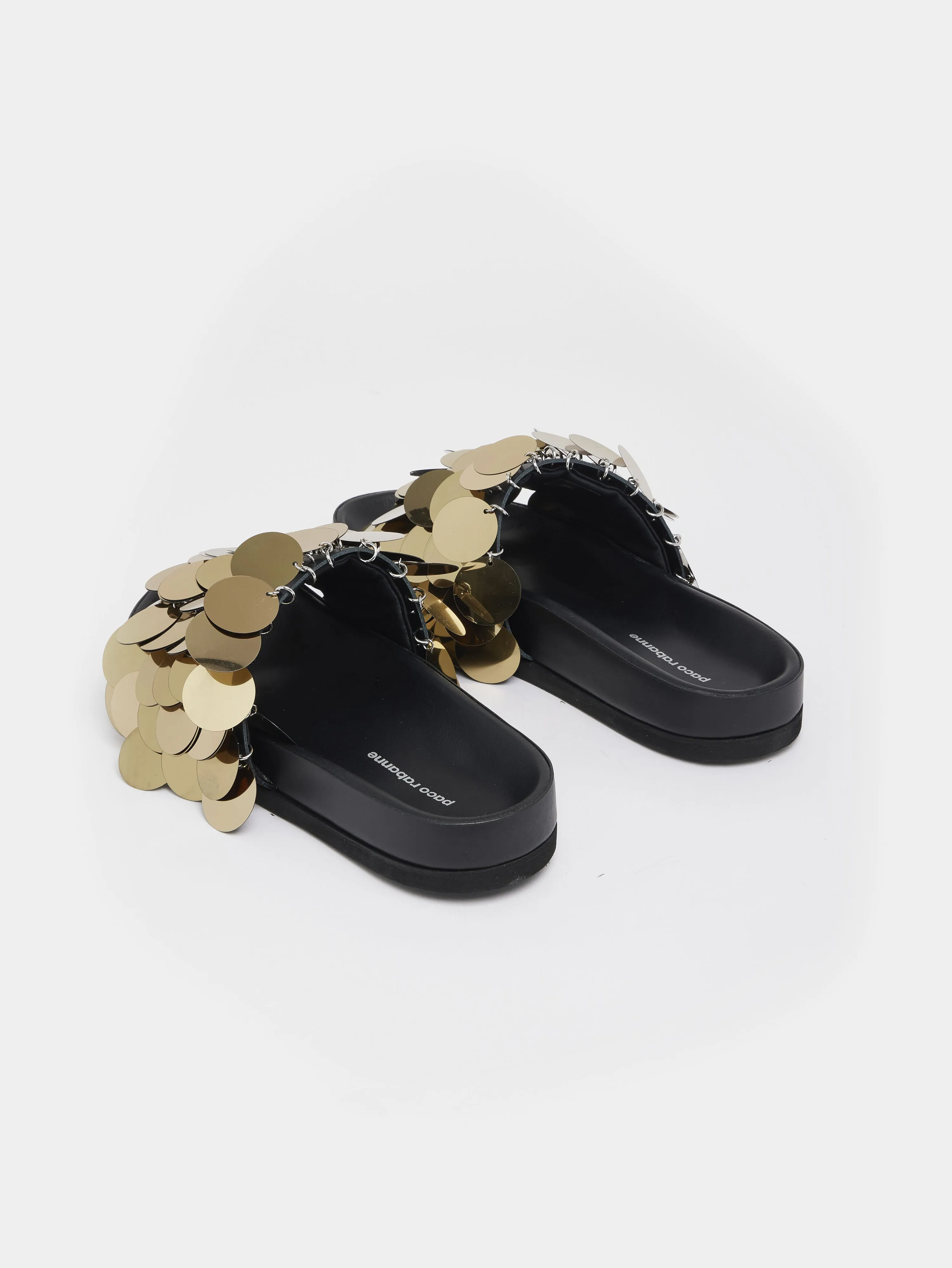 sequin-embellished slides