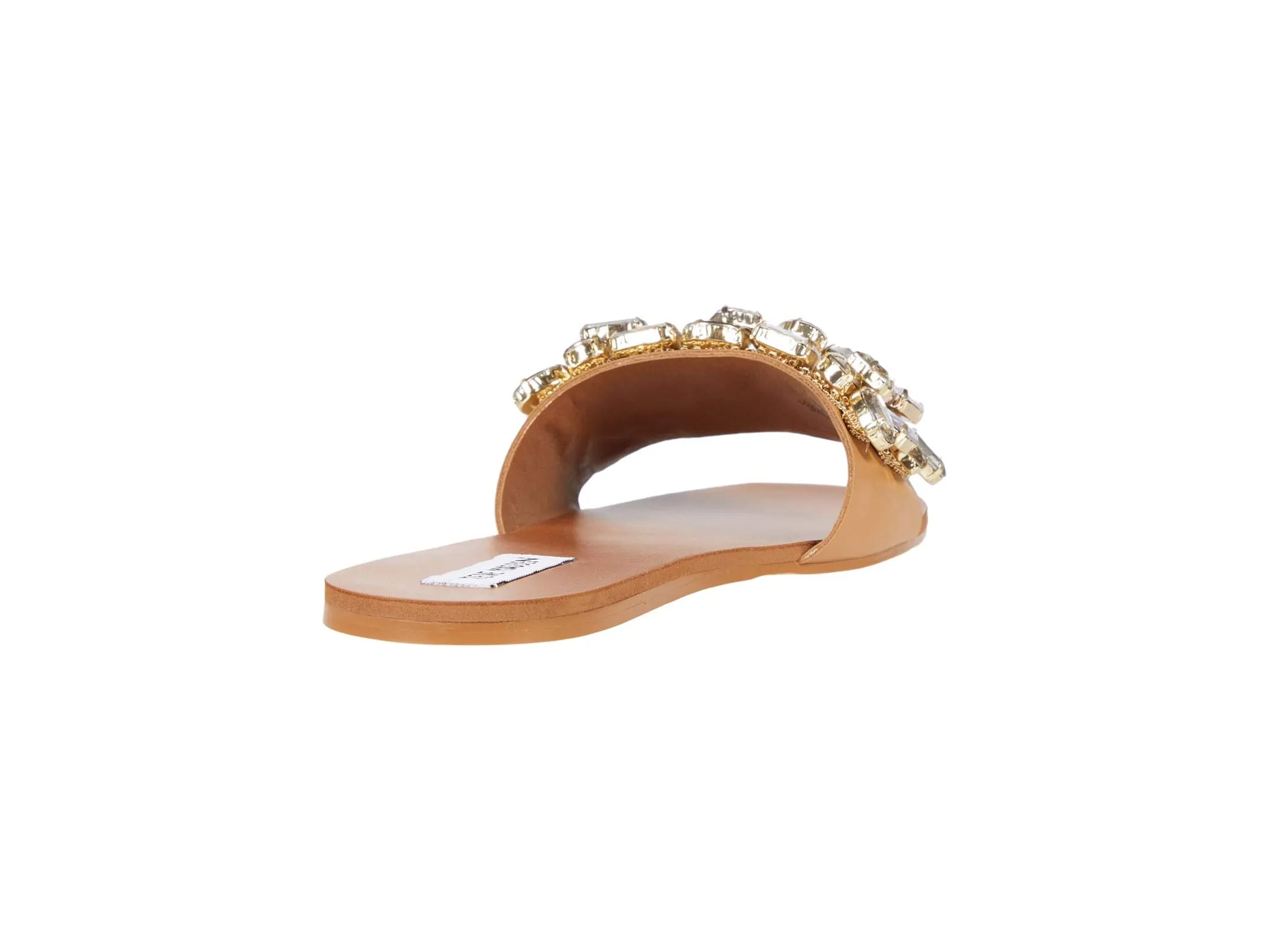 Steve Madden Women's BRIONNA Jeweled Embellished Sandals RHINESTONE (8, RHINESTONE)