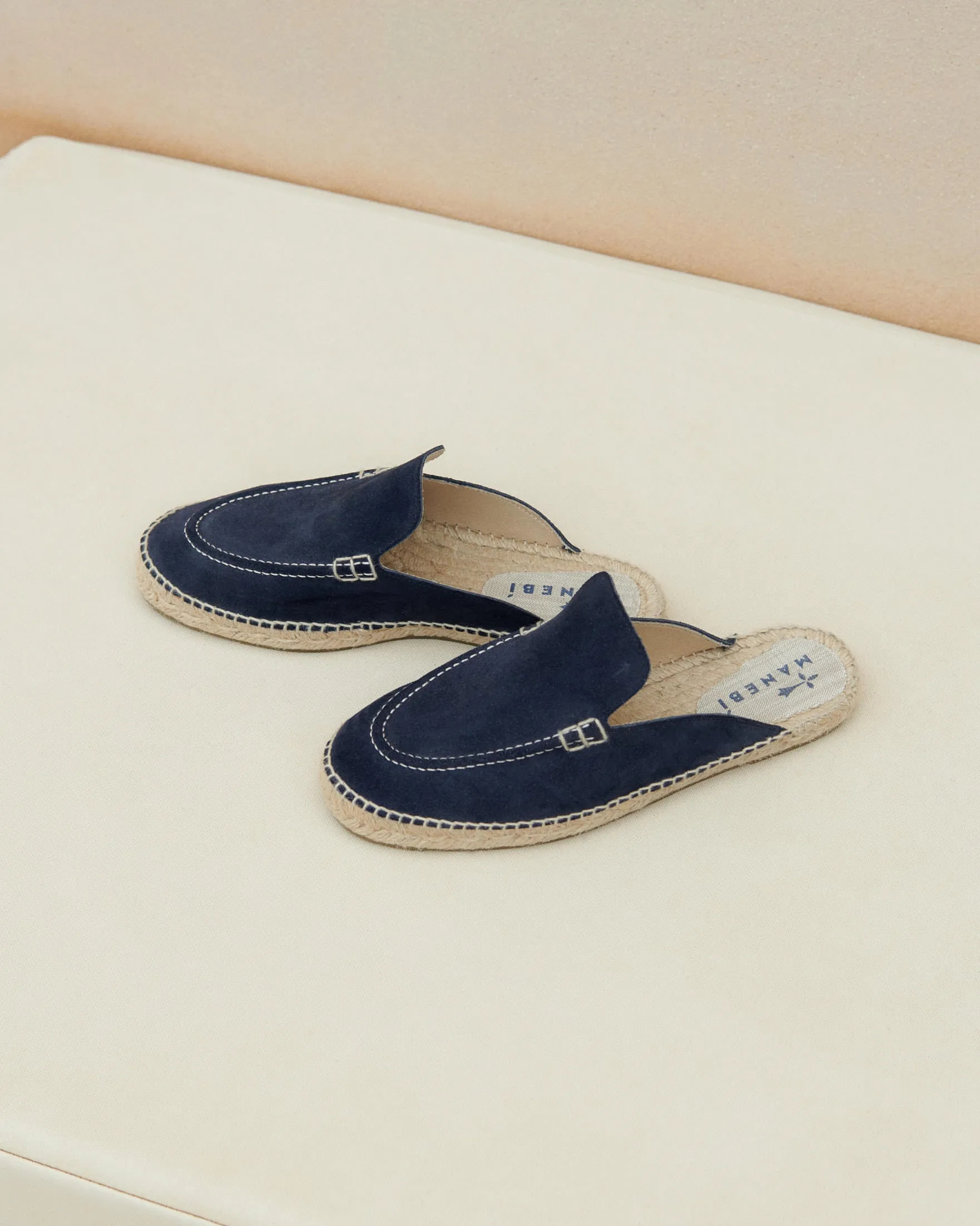 Suede Traveler Loafers Mules - K15MT - Hamptons Patriot Blue