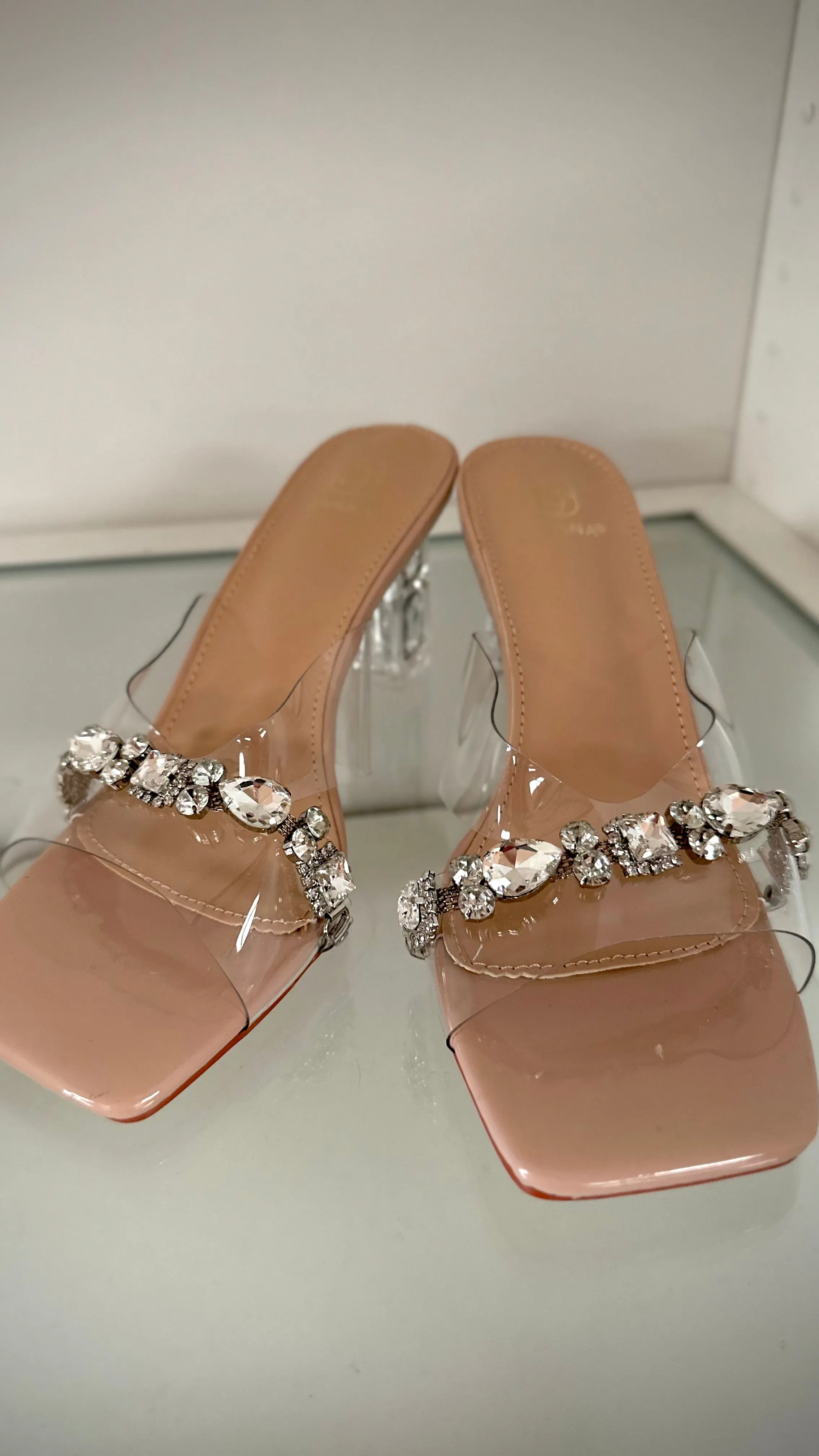 Trudy Diamante Strap and Heel Sandals