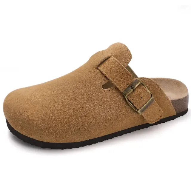 USS Shoes Oriana Women's Classic Suede Cork Clogs