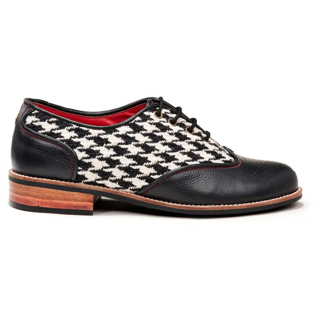 White Classic Houndstooth_Brogue Women (discontinued)