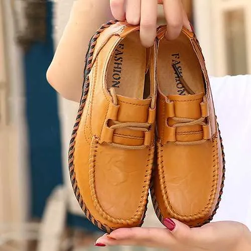 Women Genuine Leather Handmade Casual Outddor Flats