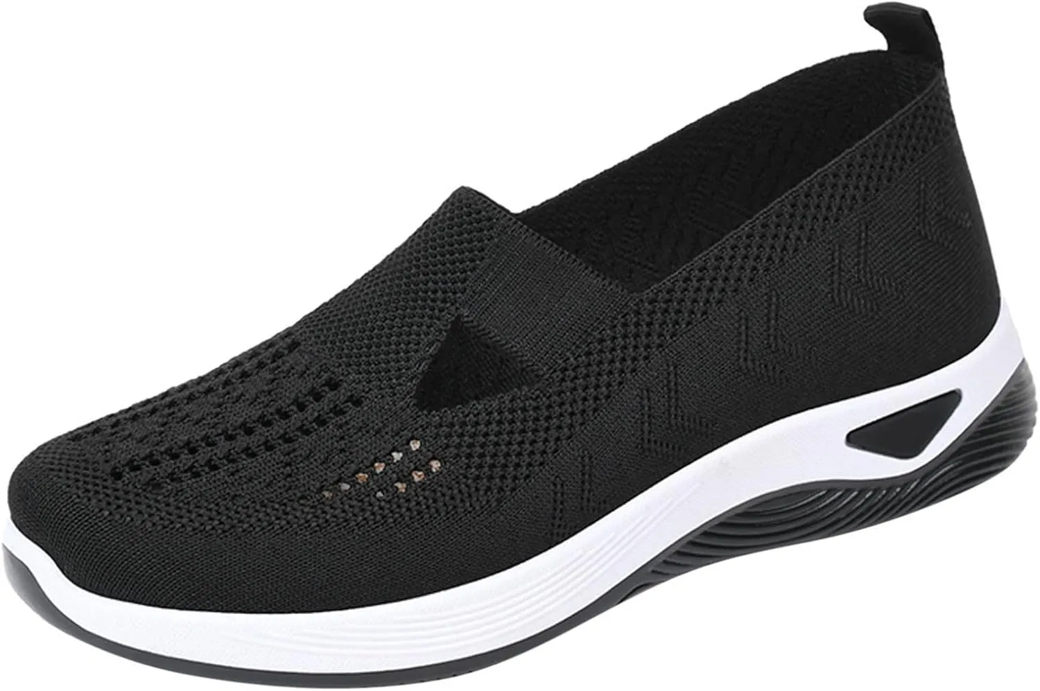 Women's Woven Orthopedic Breathable Soft Shoes Tennis Shoes Men Mesh Casual Shoes Trendy Women's Fashion Sneakers White Tennis Shoe Trainers Shoe